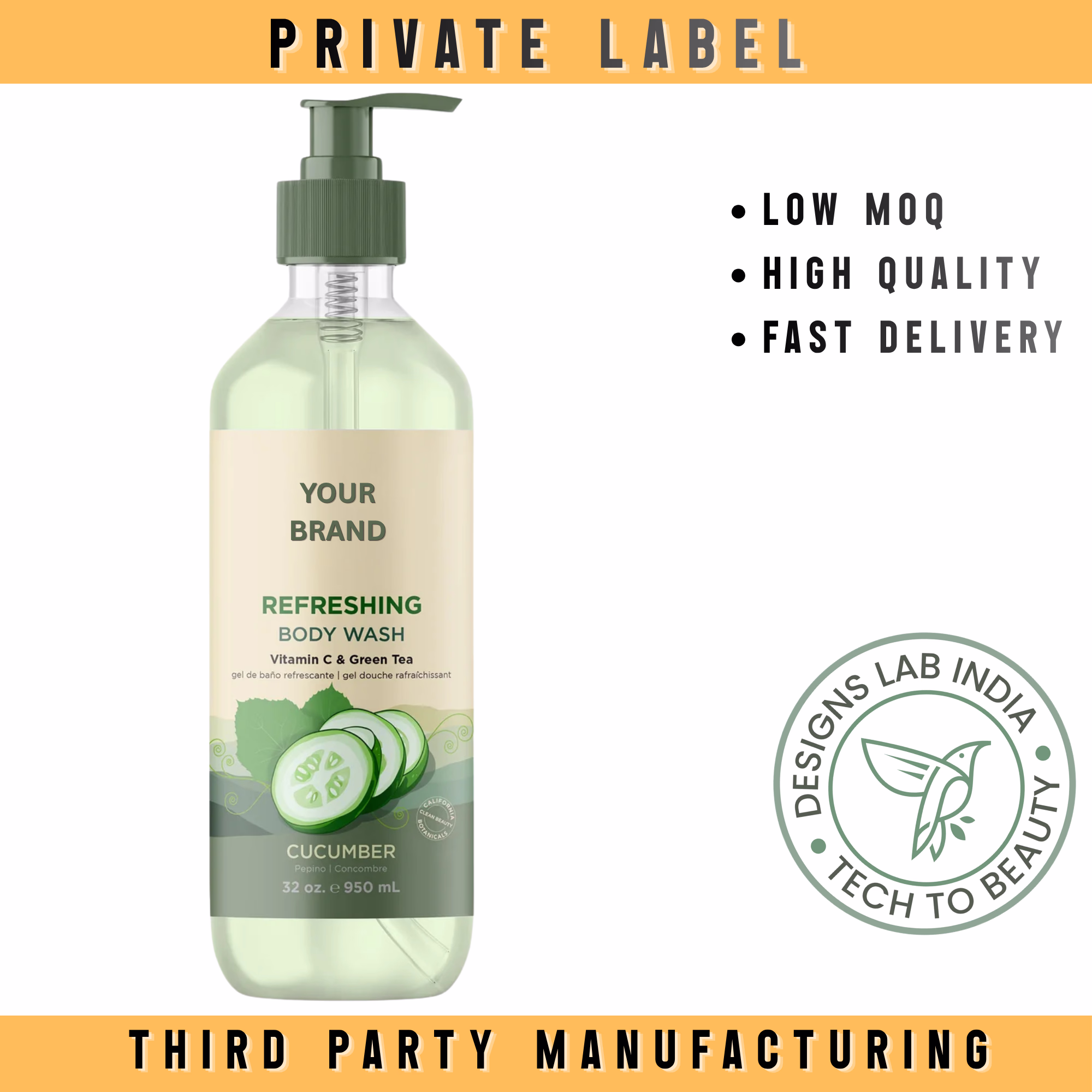 Cucumber Body Wash